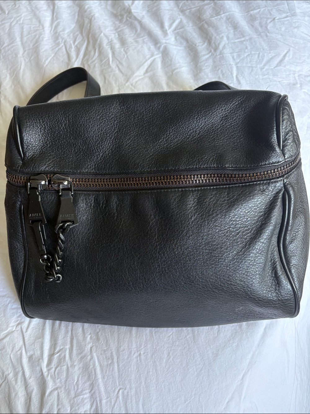 Aimee Kestenberg Black Leather Backpack